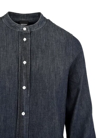 Aspesi Shirts In Blue