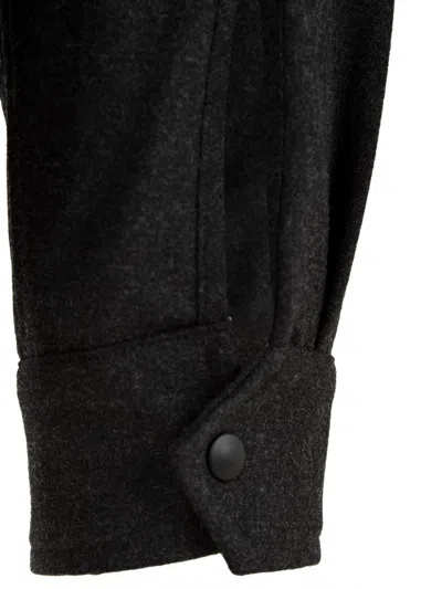 Aspesi Shirts Anthracite In Black