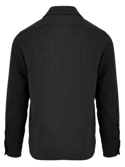 Aspesi Shirts Anthracite In Black