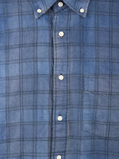 Aspesi Shirts Avion Blue In Blue