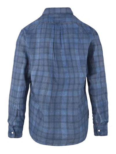 Aspesi Shirts Avion Blue In Blue