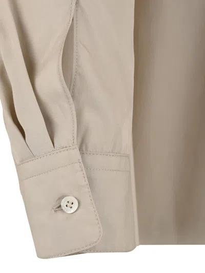 Aspesi Shirts Beige In Black