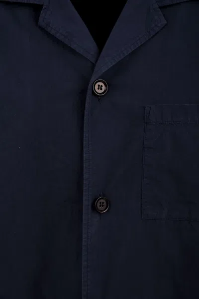 Aspesi Shirts Blue In Blue