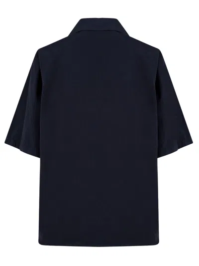Aspesi Shirts Blue In Blue