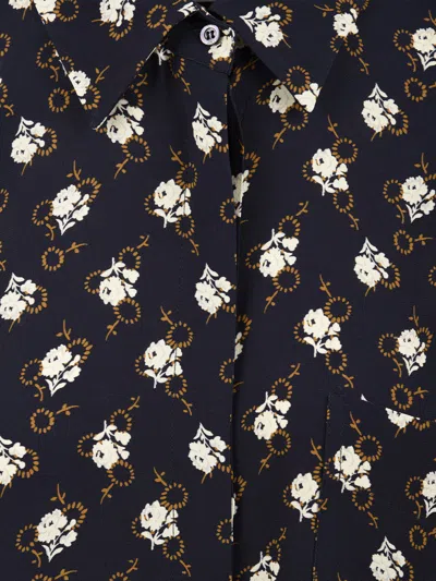 Aspesi Shirts Blue In Black