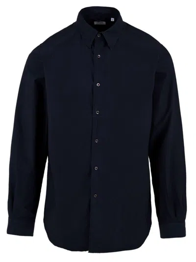 Aspesi Shirts Blue In Blue