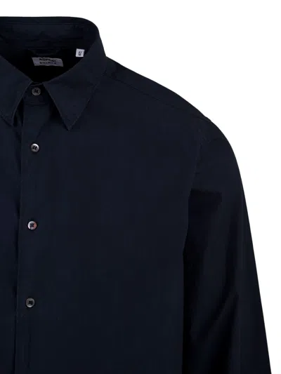 Aspesi Shirts Blue In Blue