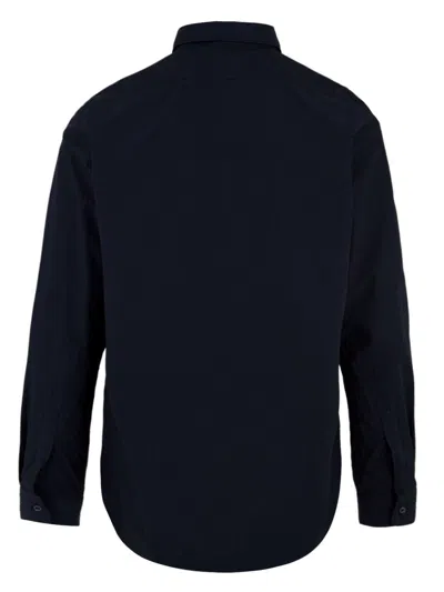 Aspesi Shirts Blue In Blue