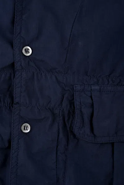 Aspesi Shirts Blue In Blue
