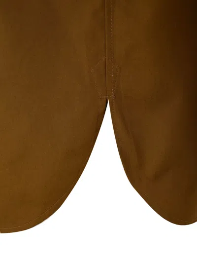 Aspesi Shirts Brown In Green