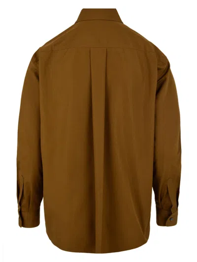 Aspesi Shirts Brown In Green