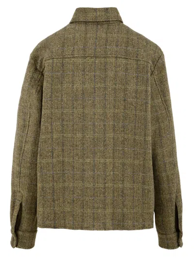Aspesi Shirts Grey In Green
