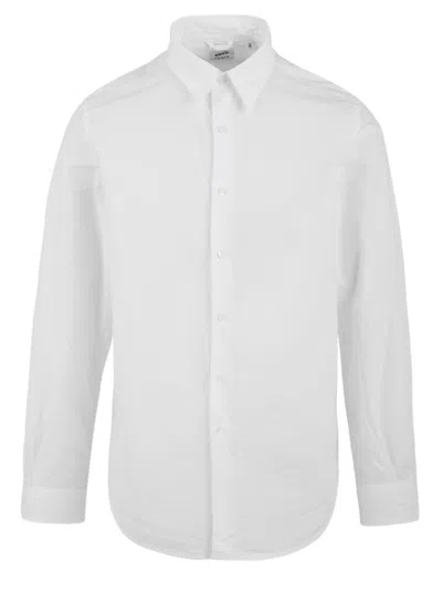 Aspesi Shirt With Long Sleeves And Button-down Collar In White
