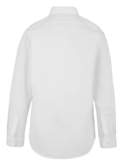 Aspesi Shirt With Long Sleeves And Button-down Collar In White
