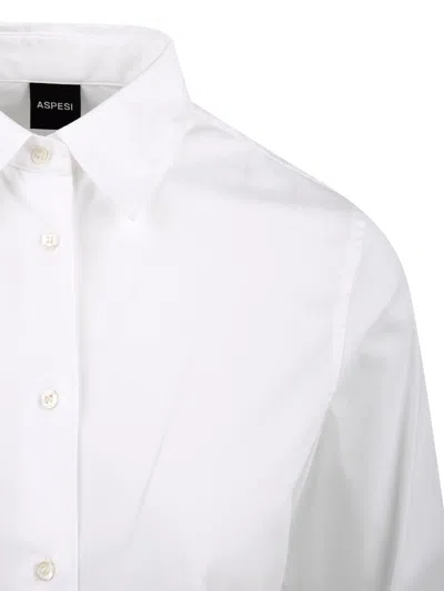 Aspesi Shirts White In White