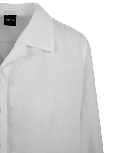 Aspesi Shirts White In White