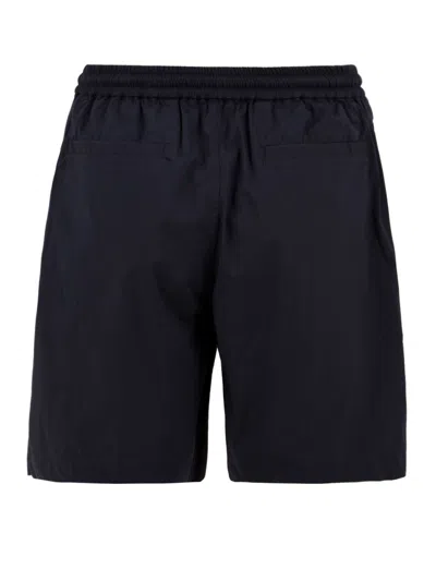 Aspesi Shorts Blue In Black