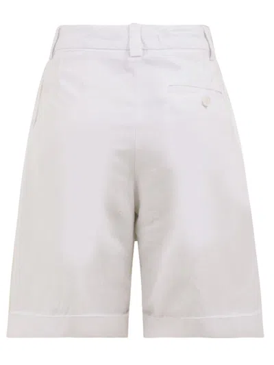 Aspesi Shorts White In White