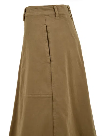 Aspesi Skirts Beige In Brown