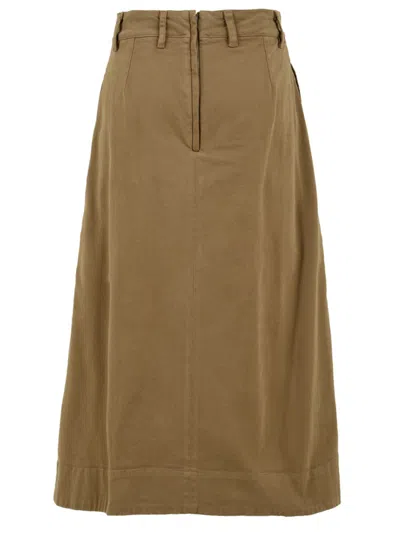 Aspesi Skirts Beige In Brown