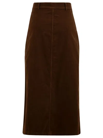 Aspesi Skirts Brown In Brown