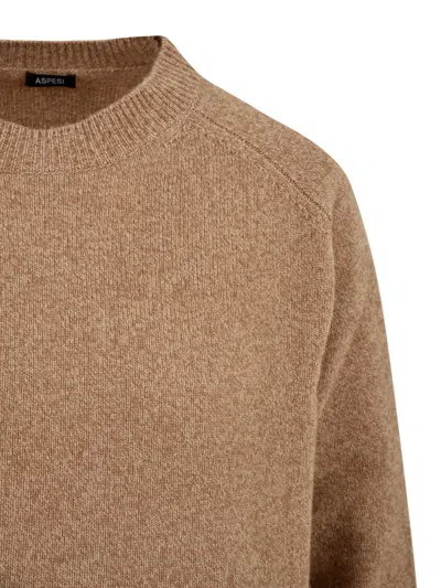 Aspesi Sweaters In Brown