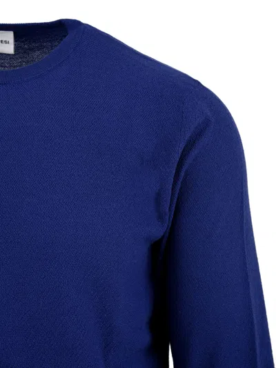 Aspesi Sweaters Blue In Blue