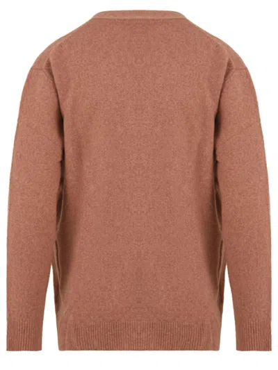Aspesi Sweaters Pink In Brown