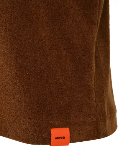 Aspesi T Shirts And Polos Brown In Brown