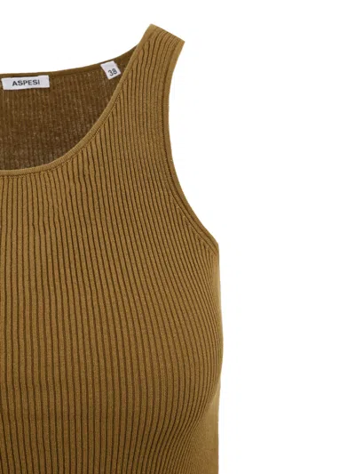 Aspesi T Shirts And Polos Dark Yellow In Brown