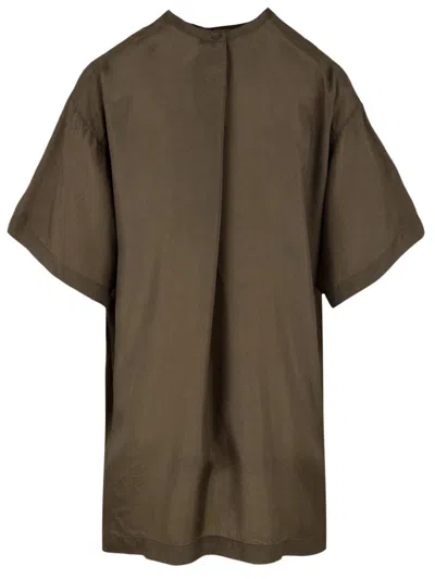 Aspesi Top Green In Brown