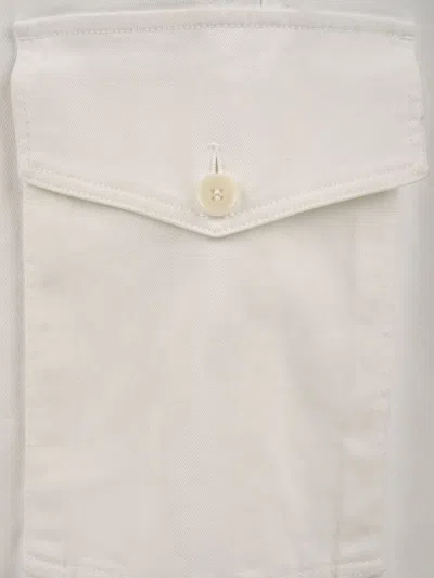 Aspesi Trousers In White