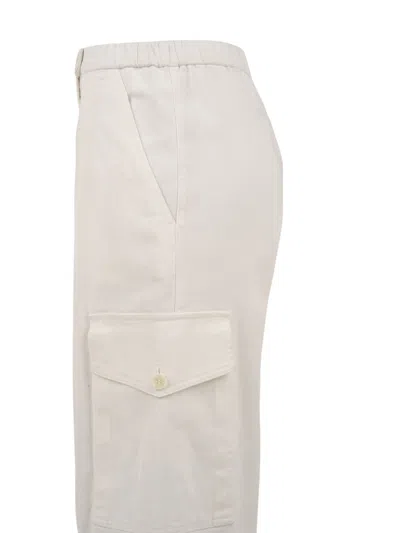 Aspesi Trousers In White