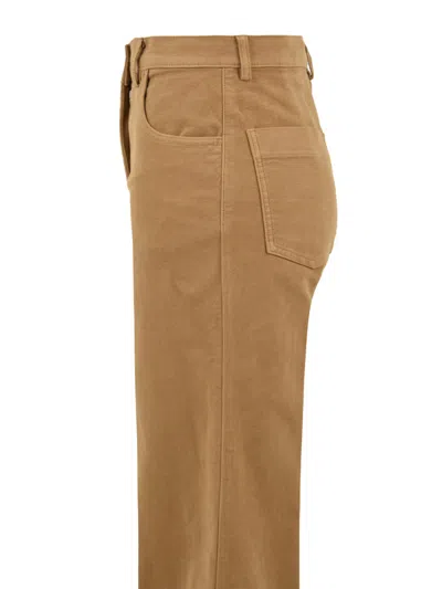 Aspesi Trousers In Brown