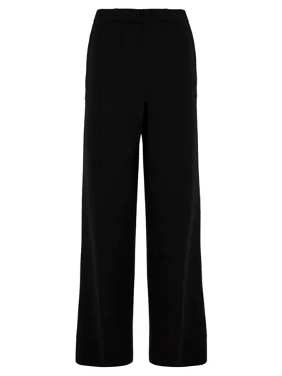 Aspesi Trousers In Black