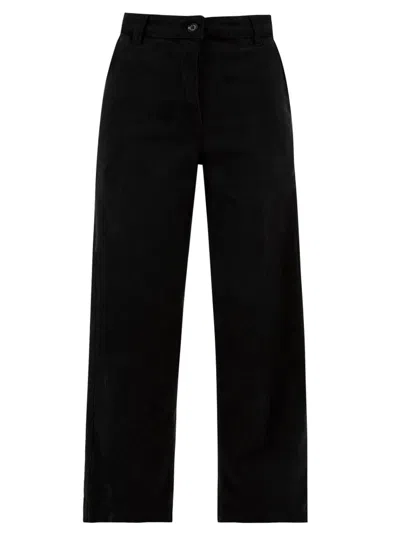 Aspesi Trousers Black In Black