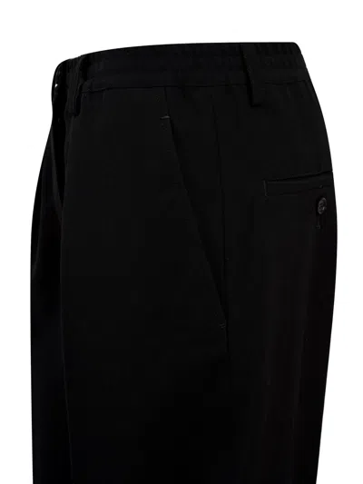 Aspesi Trousers Black In Black