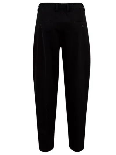 Aspesi Trousers Black In Black