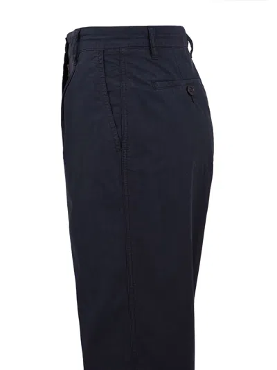 Aspesi Trousers Blue In Blue