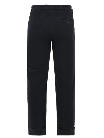 Aspesi Trousers Blue In Blue