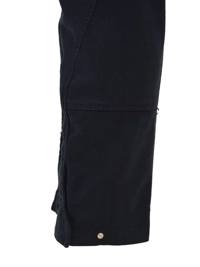 Aspesi Trousers Blue In Blue