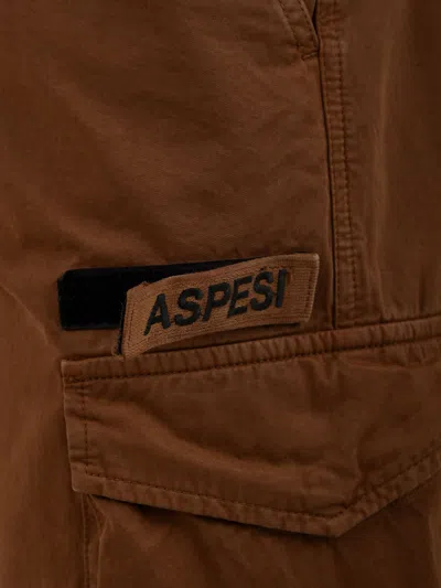 Aspesi Trousers Brown In Brown