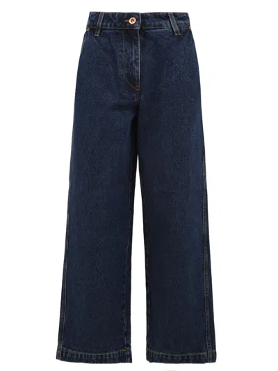 Aspesi Trousers Denim In Blue