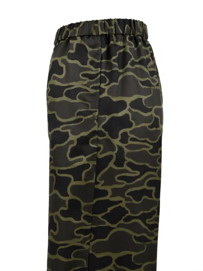 Aspesi Trousers Military In Green