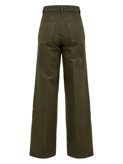 Aspesi Trousers Military In Green