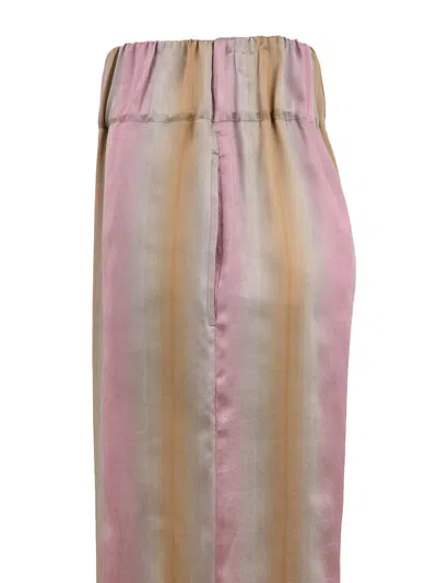Aspesi High Straight Waist Trousers In Multi