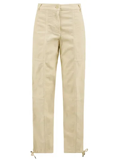 Aspesi Trousers Natural In Brown