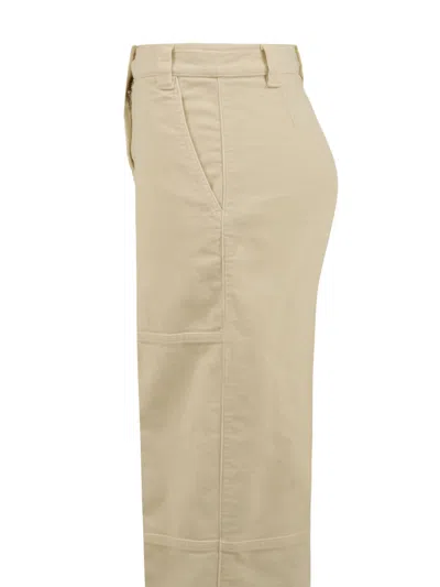 Aspesi Trousers Natural In Brown