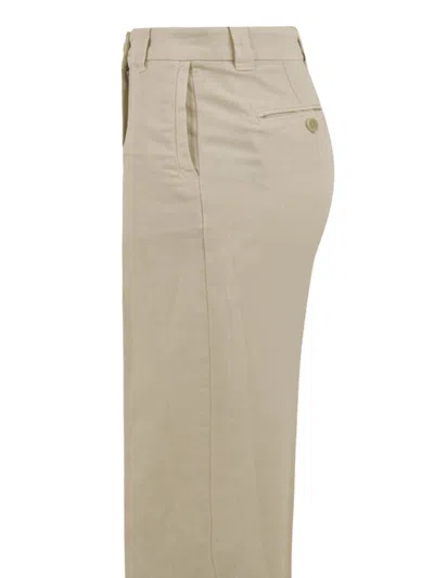 Aspesi Trousers Natural In Gray