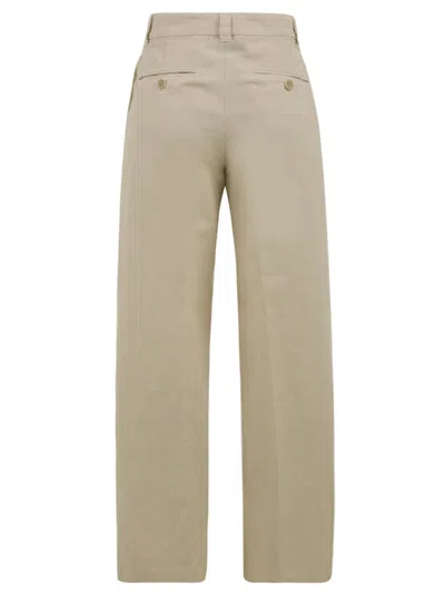 Aspesi Trousers Natural In Gray